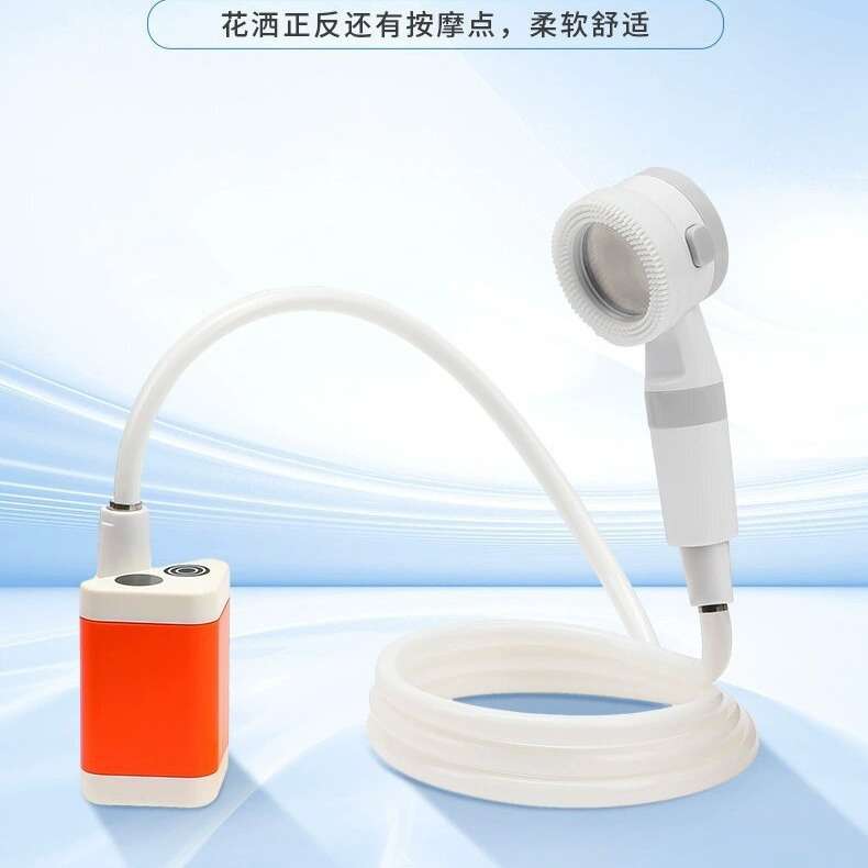 户外沐浴洗澡神器工地宿舍露营简易淋浴液晶屏便携自动上水花洒