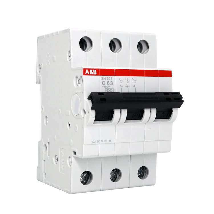ABB带漏电保护空气开关GSH204漏保空开4P小型断路器C/D型40A63A安