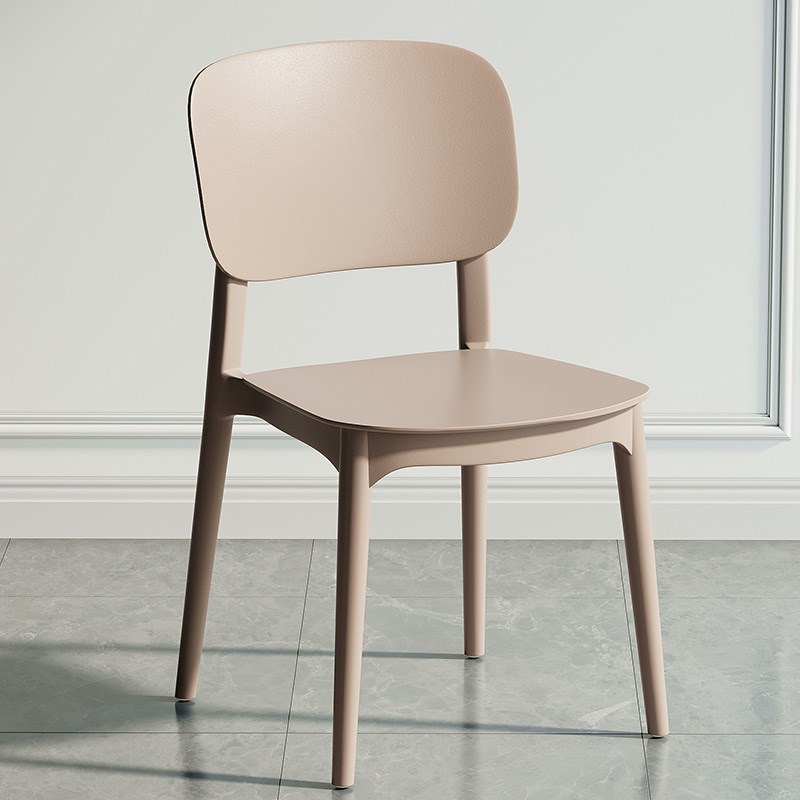 塑料椅子家用加厚阳台餐厅餐桌餐椅久坐舒服靠R背北欧现代简约凳