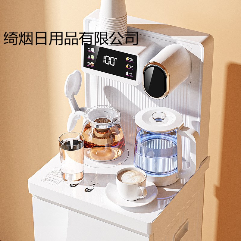 热销饮水机茶吧机家用下置水桶智能语音冷热全自P动一体机2024新