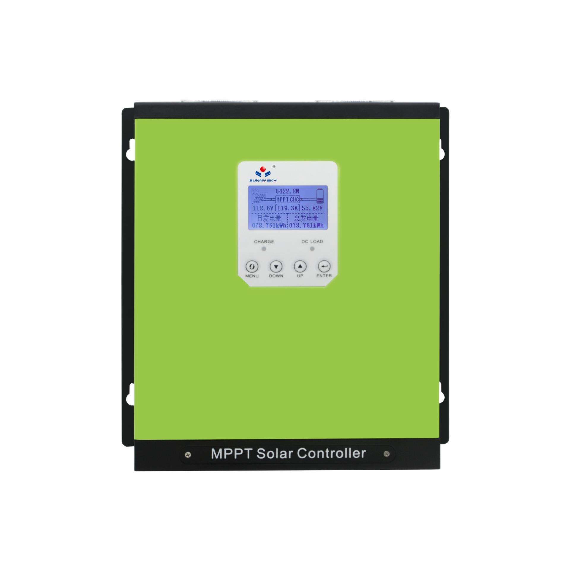 MPPT太阳能控制器 100A 12V24V48V96V 自动识别充电快