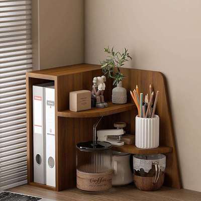 办公桌置物架桌面转角收纳架工位改造现代简约桌上角柜储