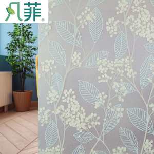 凡菲百果树玻璃窗贴膜静电卫生间透光不透明浴室遮光窗户磨砂贴纸