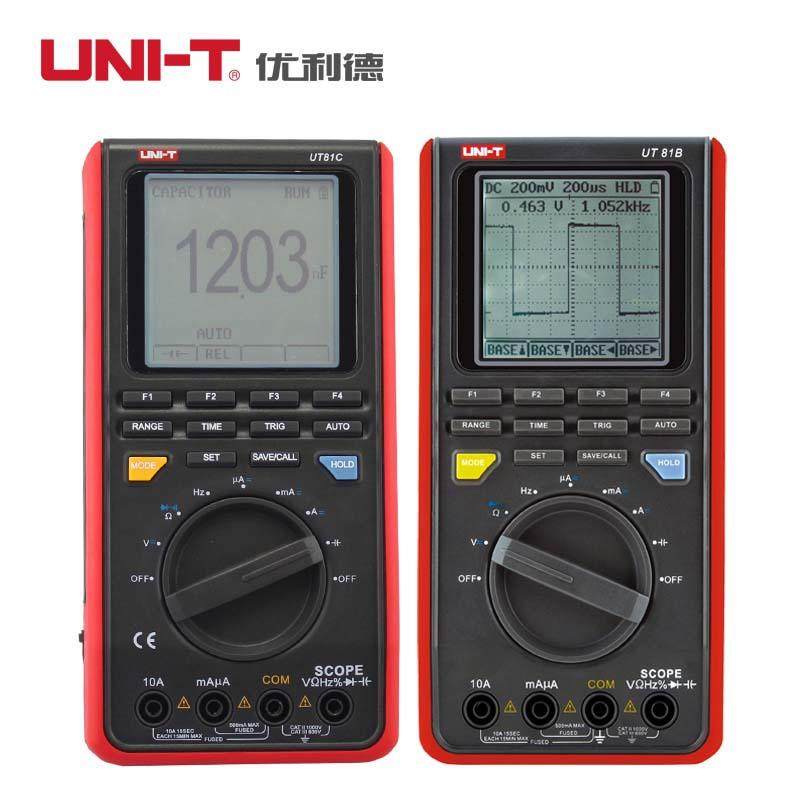 优利德UT81B 手持示波器汽车音响示波表UT81C储存示波器万用表16M
