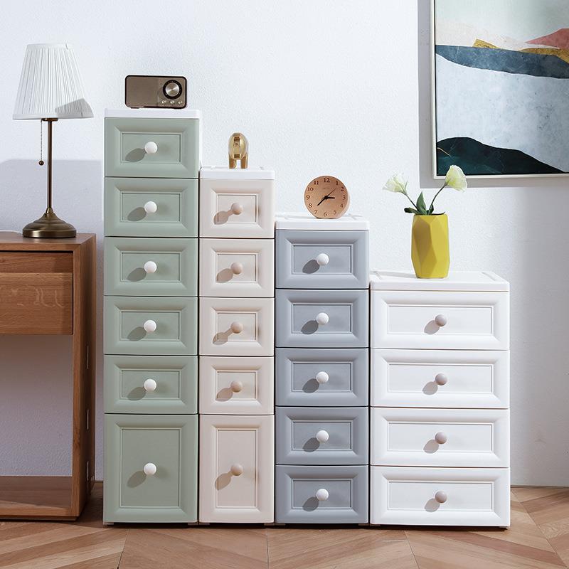 20/25cm欧式夹缝收纳柜抽屉式厨房缝隙置物架窄边卫生间储物柜子