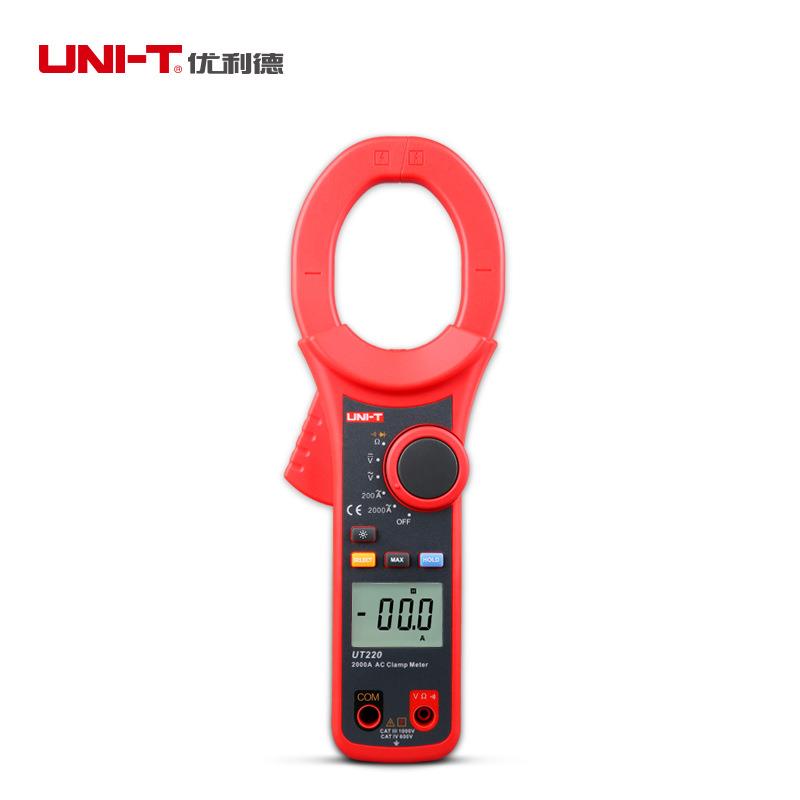 UNI－T/优利德2000A数字钳形表UT220/UT221大钳口电流钳