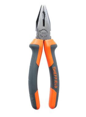 钢盾S045001双色钢丝钳多功能省力型钢丝钳老虎钳尖嘴钳断线钳6寸
