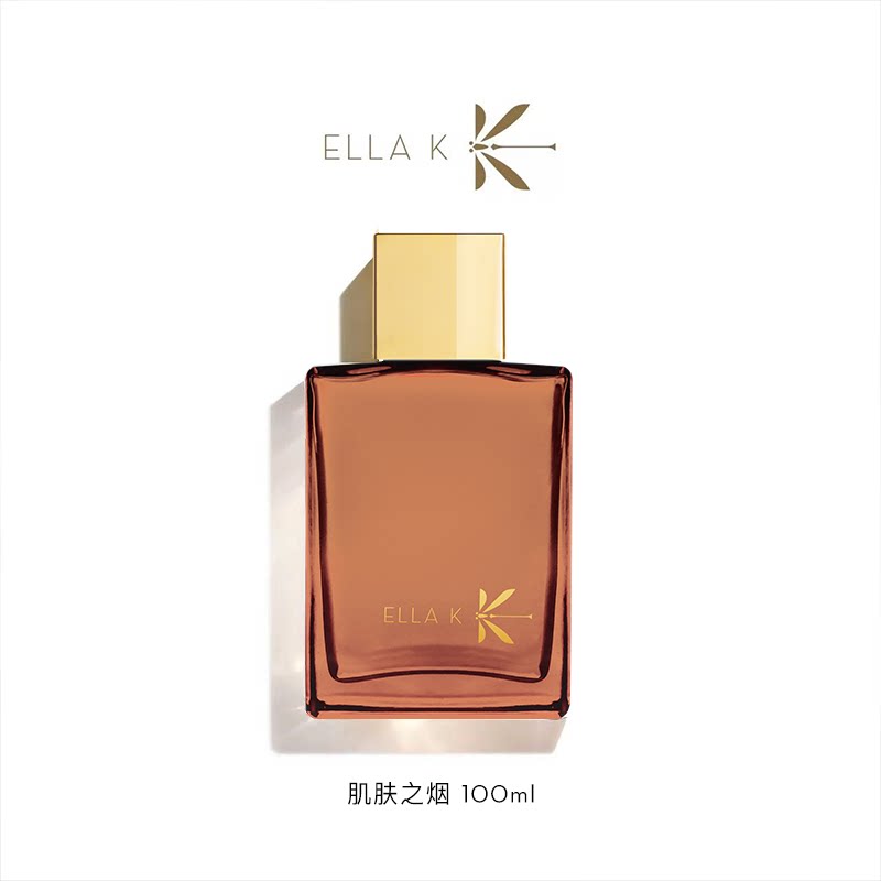 【官方正品】ELLA K肌肤之烟香水24k镀金琥珀香草百合持久留香