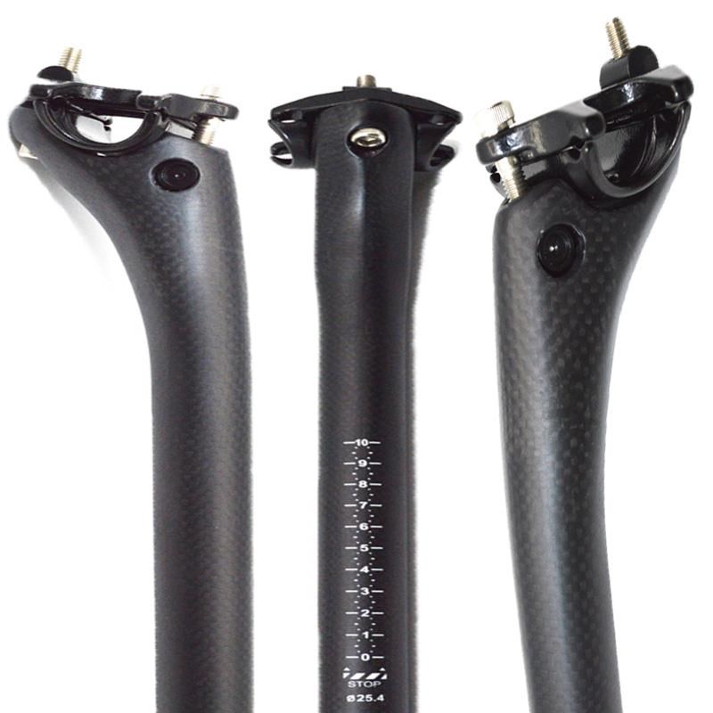 全碳纤维山c地公路自行车坐管坐杆3K后飘座管 25.4 27.2 31.6mm