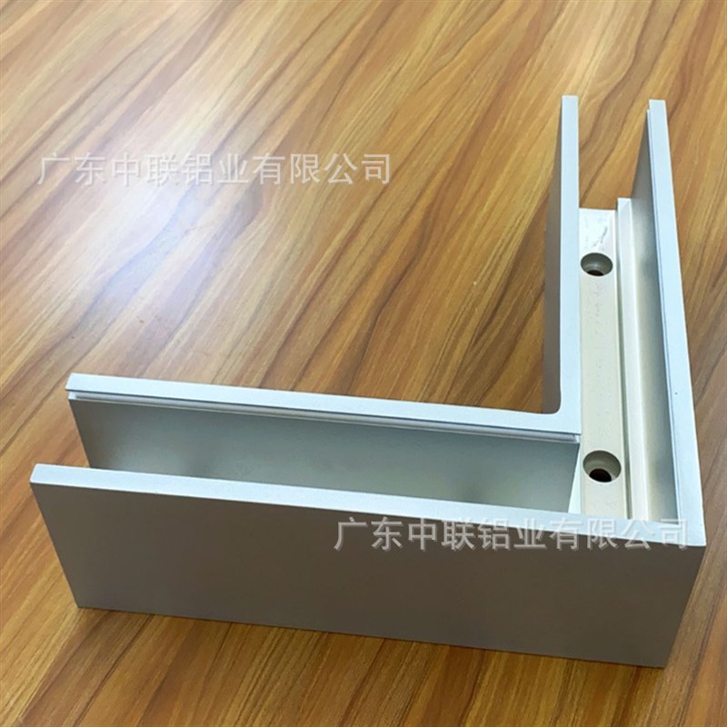 工厂现货供应空心铝槽 地槽钢化玻璃护栏 扶手无框Y玻璃栏杆型材