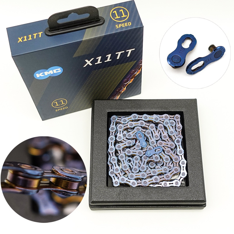 KMC X11SL Xm10SL DLC 11速10速公路自行车山地镂空红钻黑钻碳链