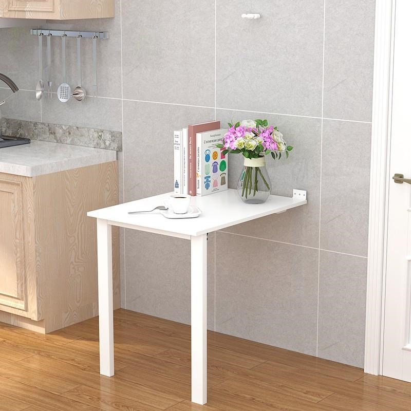 隐形餐桌壁挂折叠桌厨房学习活动小户型墙壁桌简约现代Z定制桌面