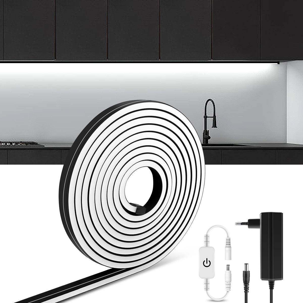 24V黑胶套管LED灯带触摸开关可调光单色柔性霓虹灯带装饰软灯条,标准件/零部件/工业耗材,其他五金件,淘宝优惠券,粉丝福利购,淘宝优惠卷