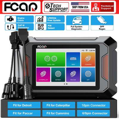 FCAR F803 柴油卡车机械读码卡 美柴发动机诊断 读码 清码DPF再生