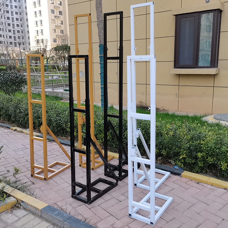 支架布置背景广告喷绘伸缩杆2022舞台新款简易KT板婚庆道具架户外