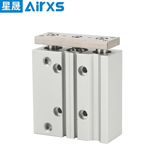 亚德客型TCM16X30S三杆导杆气缸TCM12-20S三轴铜套气缸TCL25-50S