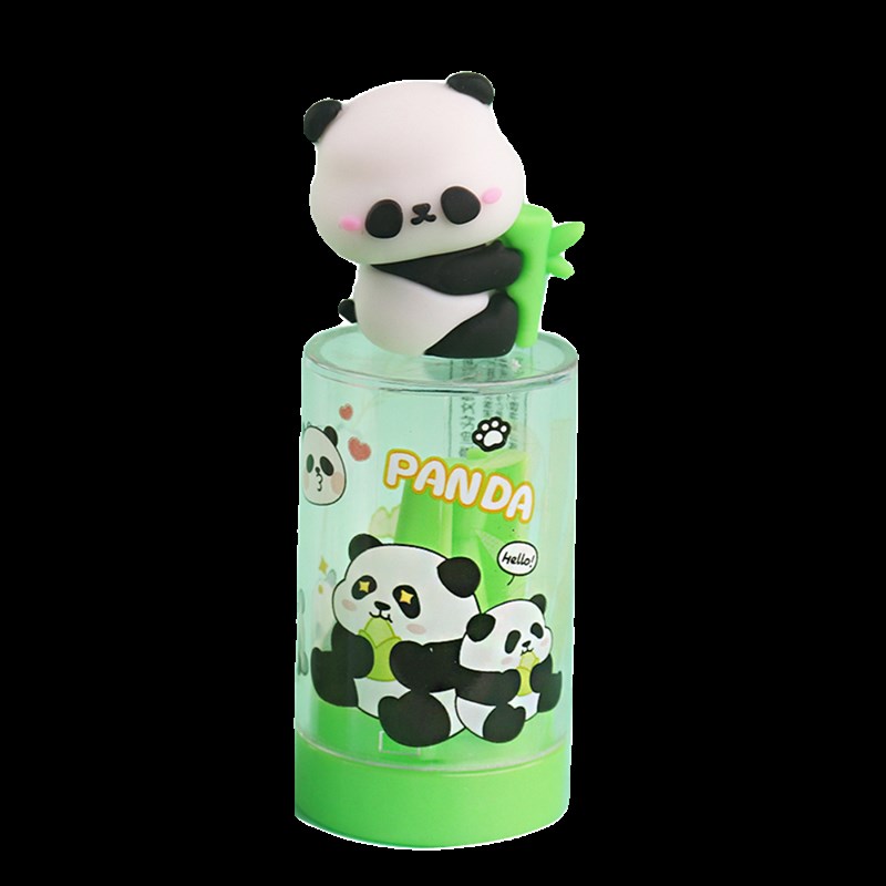 创意卷笔刀迷你便携儿童削笔器可爱卡G通熊猫造型手动学生削笔刀