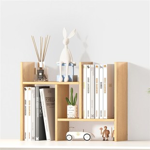 简易书架桌面书桌收纳置物架办公桌桌上小型宿P舍多层h型床头迷你