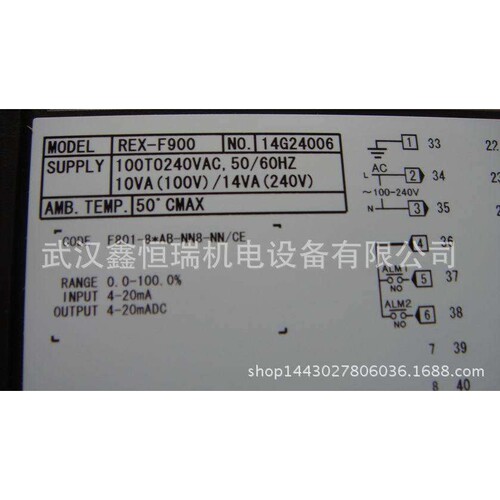 REX-F400FK10-8*BN-5N5-NN/CE   RKC温控器