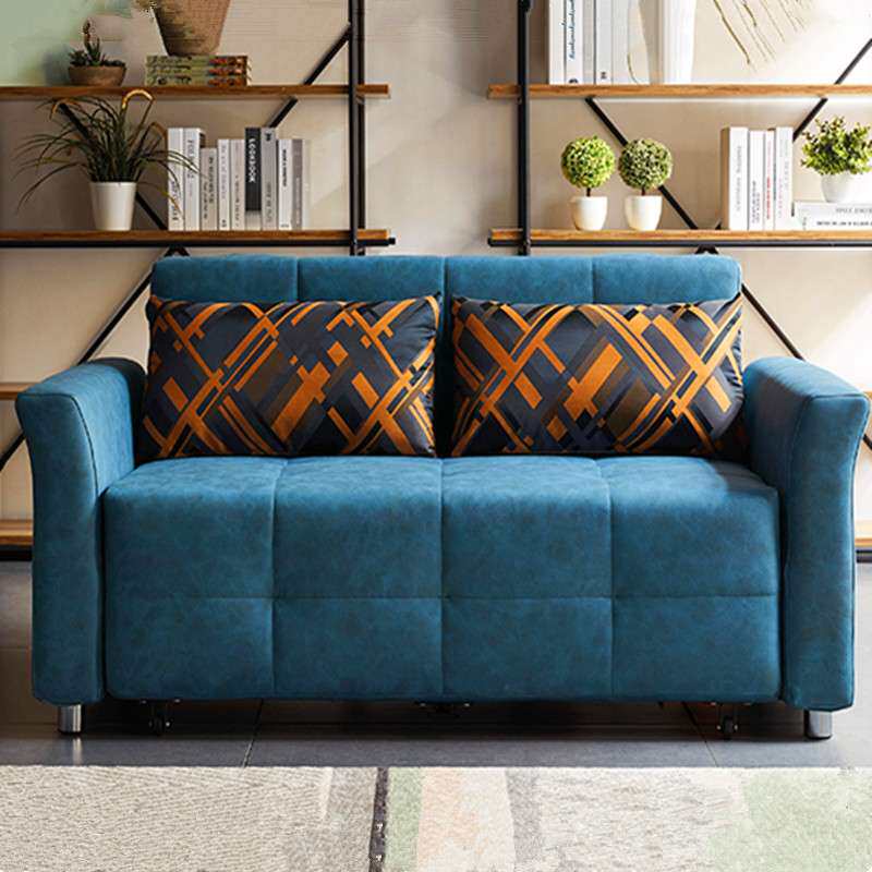 现代简约布艺北欧折叠沙发床两用小户型可折叠多功能沙发床1米5宽