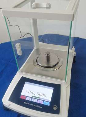 FA2104T触摸屏万分之一电子分析天平  FA2204T线性四点校准电子天