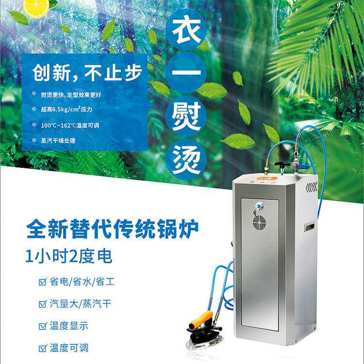 中堡全蒸汽智能熨烫机布艺窗帘服装干洗全蒸汽熨烫锅炉厂家直销