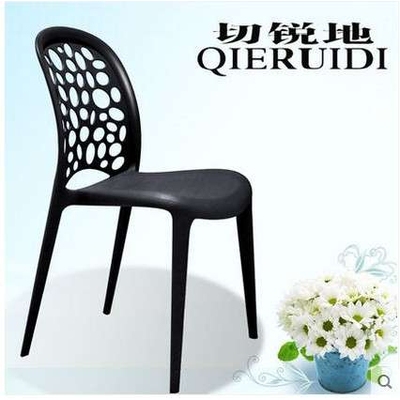 厂家直销塑料高脚椅餐桌餐椅带靠背chairS洽谈处大排档椅子家具