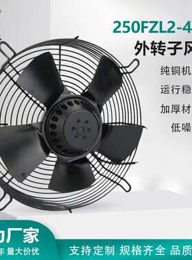 250FZL2-4W2  外转子风机  轴流 XJF MOTOR 苏州新捷飞微电机制造