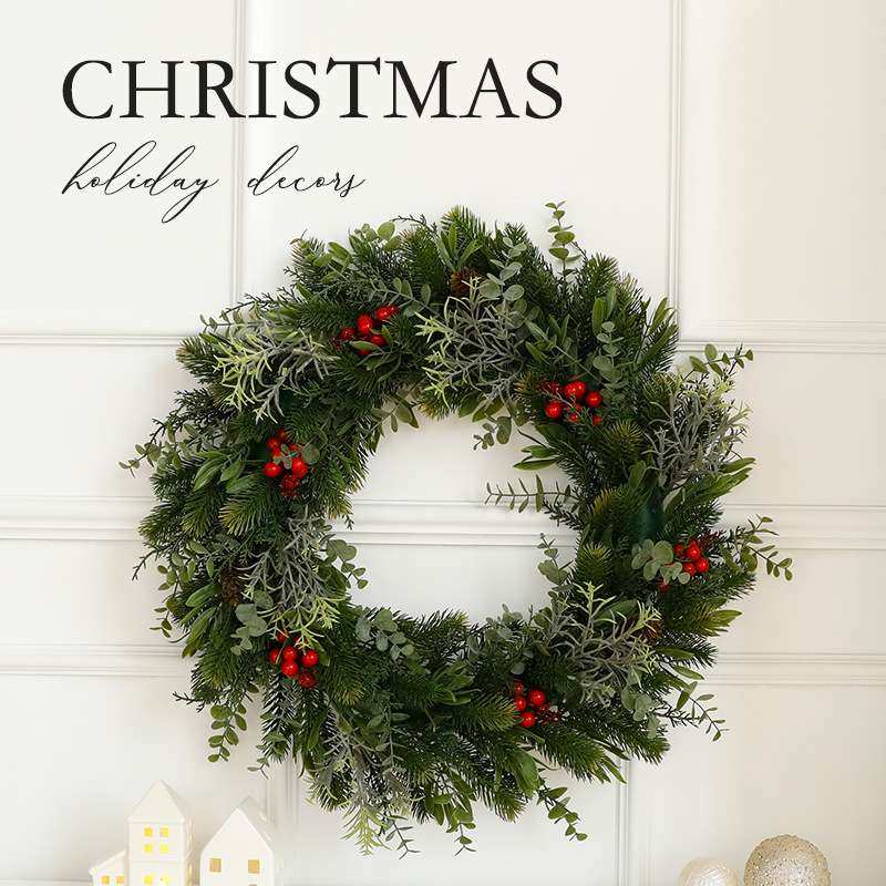 新款圣诞花环藤条40/50/60cm橱窗挂件圣诞节装饰圣诞花环摆件,鲜花速递/花卉仿真/绿植园艺,割草机/草坪机,淘宝优惠券,粉丝福利购,淘宝优惠卷