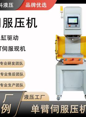 东莞现货伺服压机300kgC型伺服电缸压机轴承压装高精度成型可打样