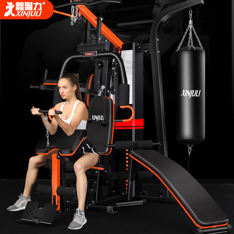 综合训练器械三人站家用多功能组合运动套装健身器材商用大型力量