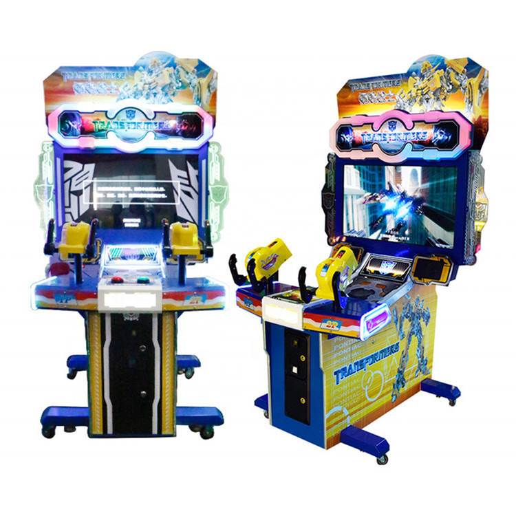 新款变形金刚双人射击游戏机 大型电玩城设备 黄金勇士投币游戏机