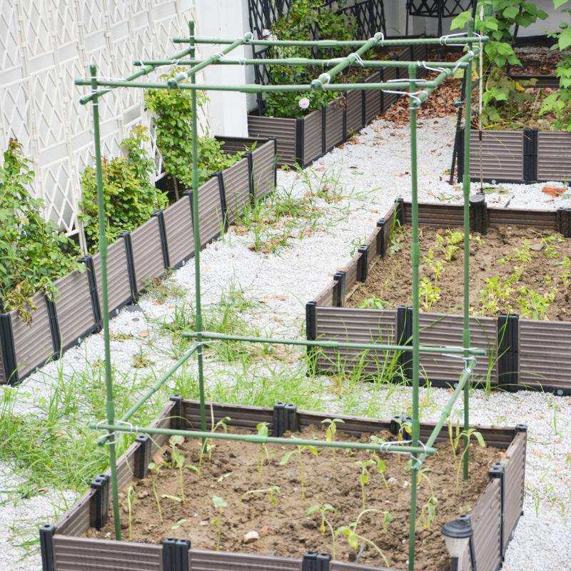 枝晓 户外豆角爬藤支架丝瓜架子蔷薇攀爬百香果架爬藤架葡萄架子