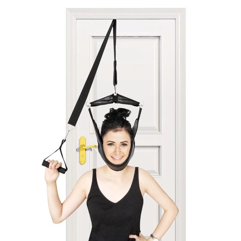 便携式颈椎牵引器外贸牵引带颈部矫正吊脖子疼痛托颈家用理疗神器