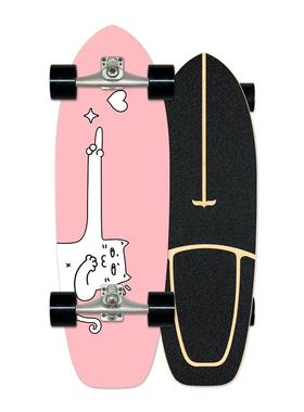 陆地冲浪板CX4滑板surfskate初学者成人练习板免蹬模拟冲浪训练板