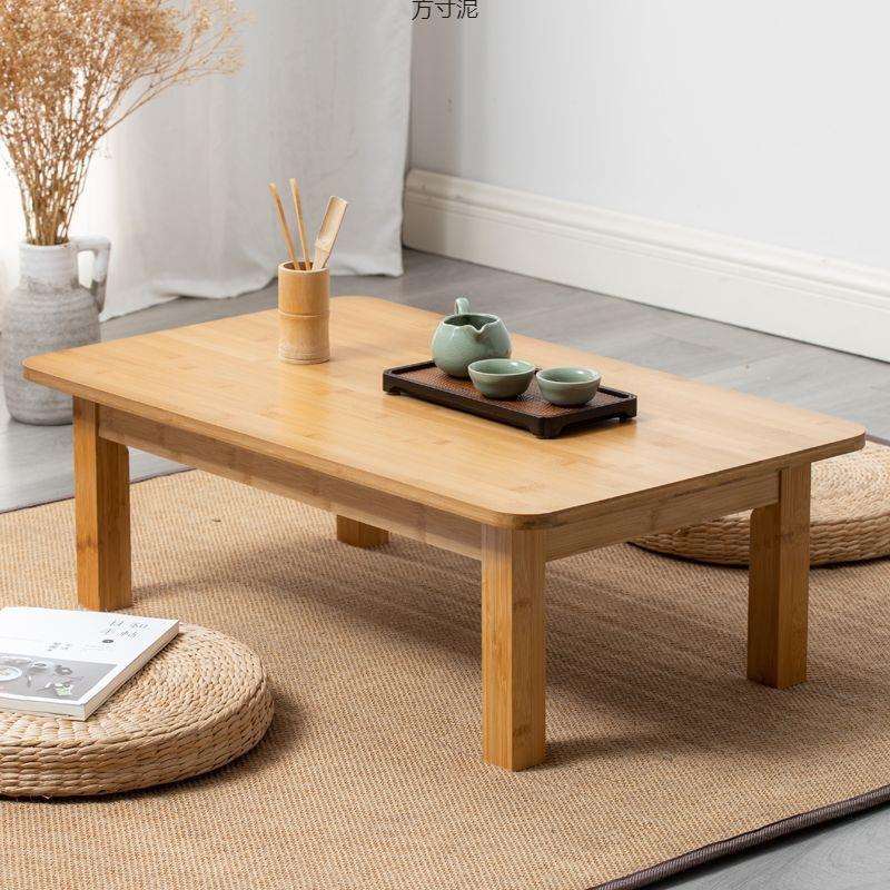 楠竹飘窗小茶几榻榻米日式矮桌子卧室床上学习小桌子现代简约炕桌