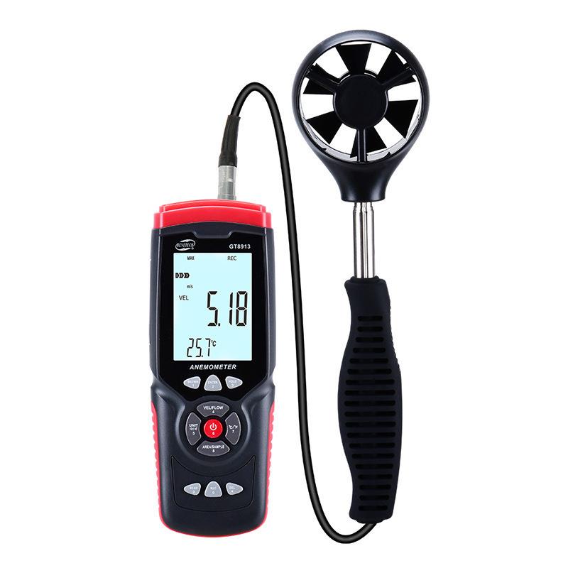 标智GT8913/8901+/8902+风速计风量风温仪新款可测湿度可伸缩手柄