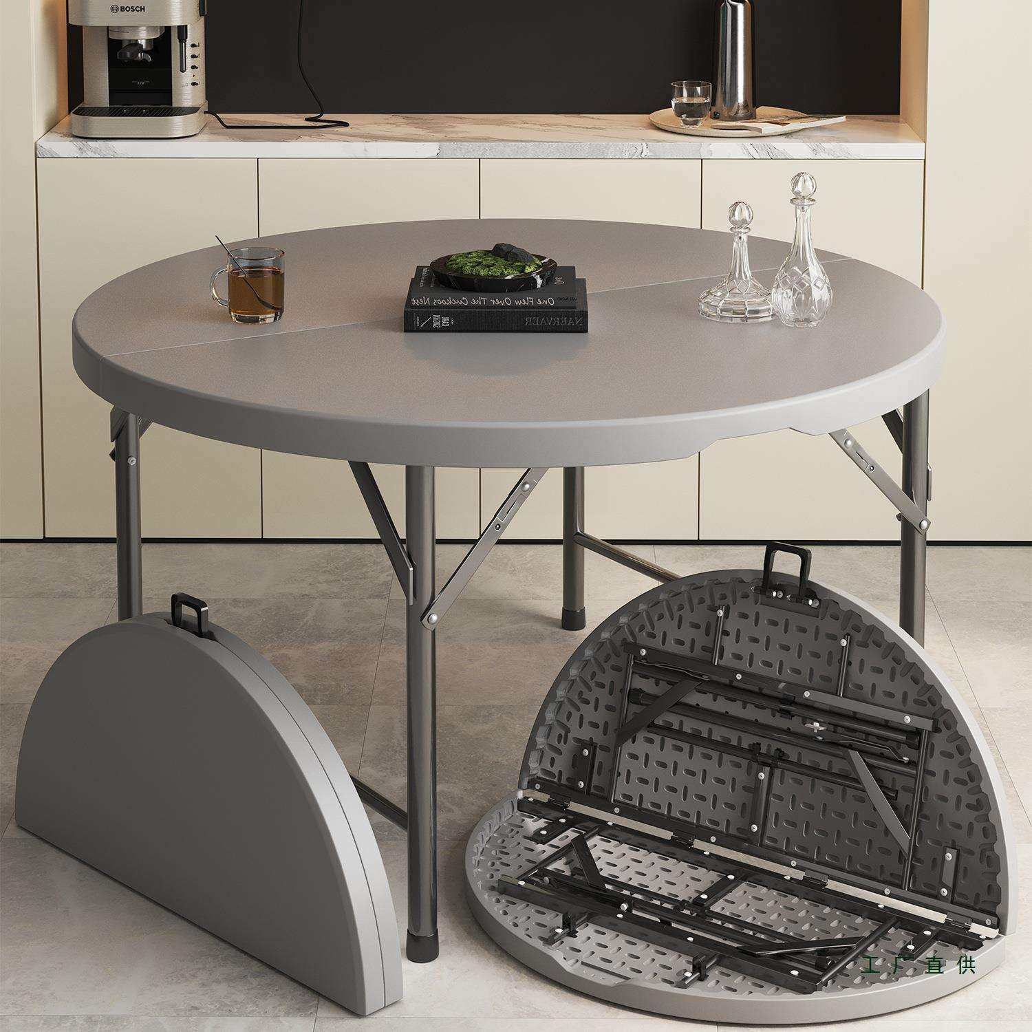 可折叠圆桌塑料餐桌家用圆形大台面吃饭桌子可收纳餐饮商用大圆桌,鲜花速递/花卉仿真/绿植园艺,割草机/草坪机,淘宝优惠券,粉丝福利购,淘宝优惠卷