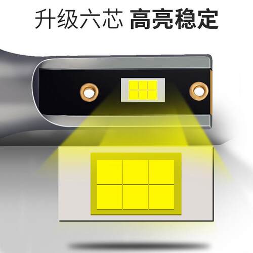汽车led前雾灯泡青柠檬黄9006H11H8H10881H3双色爆闪雾灯爆闪强光