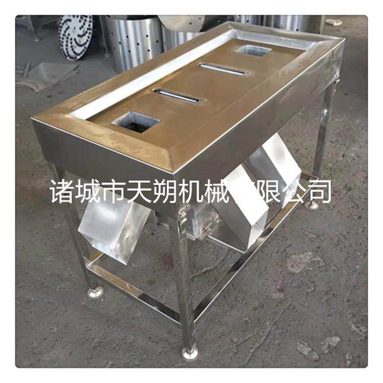 翅尖脱毛机 全自动双室翅尖拔毛机 不锈钢鸡鸭翅除毛处理机
