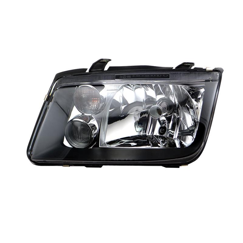 02-06宝来改装大灯 卤素灯 大灯改装总成 MK4超酷熏黑大灯