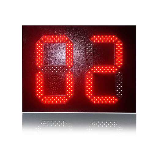 Outdoor display time led digital price plate gas station