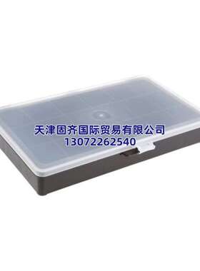 Raaco 18格 透明塑料盒零件收纳盒 132459, 41mm x 271mm x 173mm
