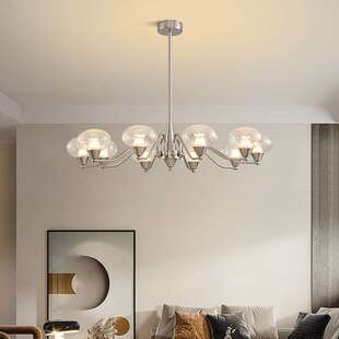 后现代轻奢吊灯主卧室魔豆房间吊灯北欧简约浪漫温馨创意客厅灯具