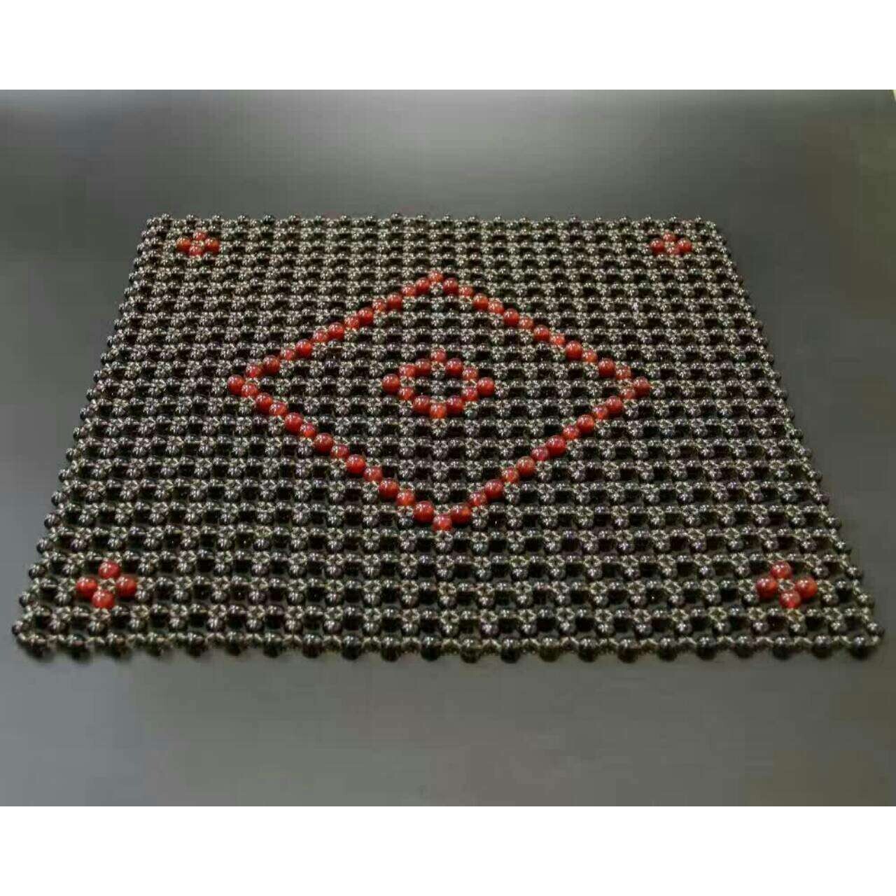 新款茶水晶汽车沙发座垫40×40㎝ 加红玛瑙