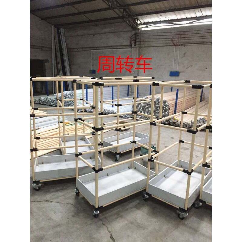 精益管货架 精益管物料车 线棒连接件 复合管周转车配件