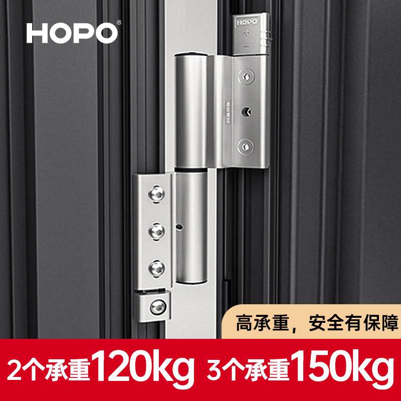 HOPO断桥铝合金柱式合页平开门合页C槽卡接式安装工厂直销ABH51