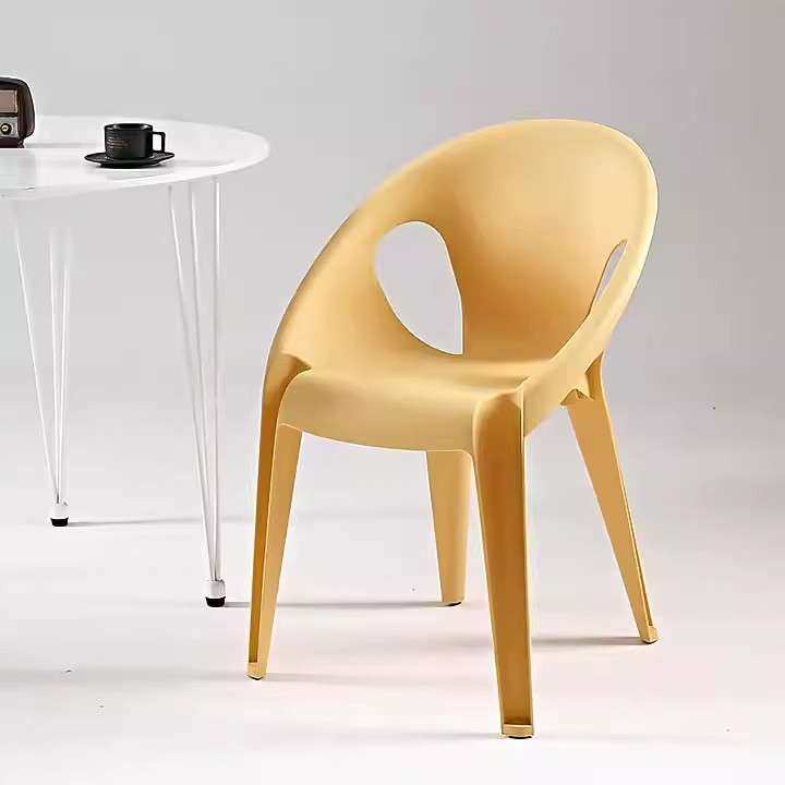 塑料椅子靠背简约餐椅家用凳休闲户外椅镂空咖啡洽谈椅加厚扶手椅,3C数码配件,USB灯,淘宝优惠券,粉丝福利购,淘宝优惠卷