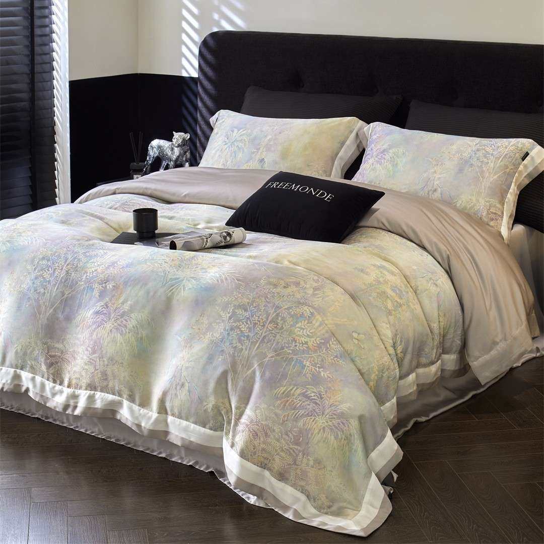 春夏高端轻奢风奥地利兰精莱赛尔LF天丝四件套丝滑裸睡感凉感床品