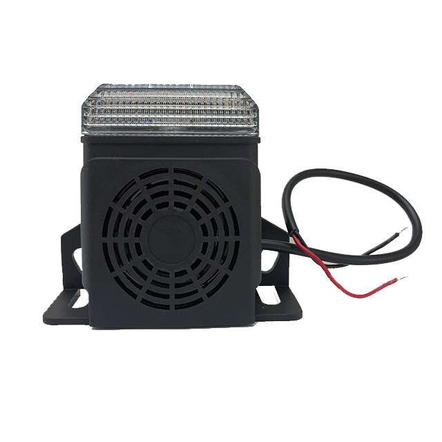 新款带灯光爆闪货车倒车喇叭防水防尘12V-80V卡车工程车报警喇叭